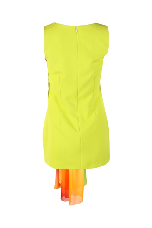 Vestido curto combinado