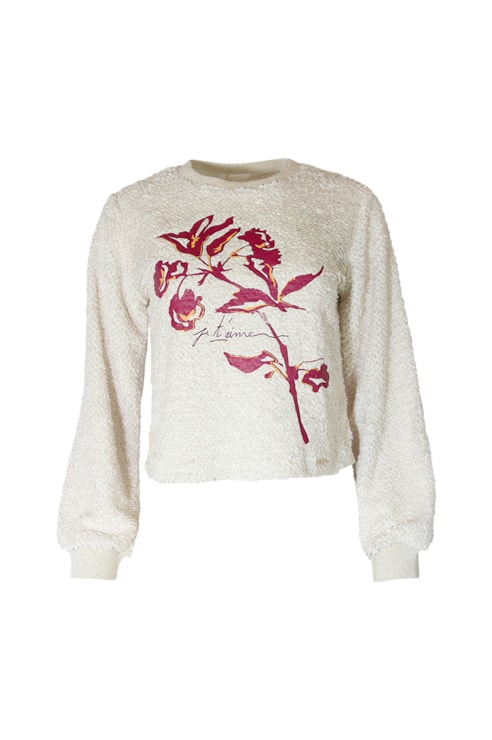 Sweatshirt malha fantasia