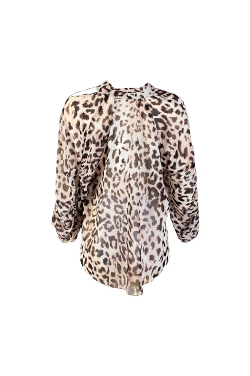 Blusa fluída estampada