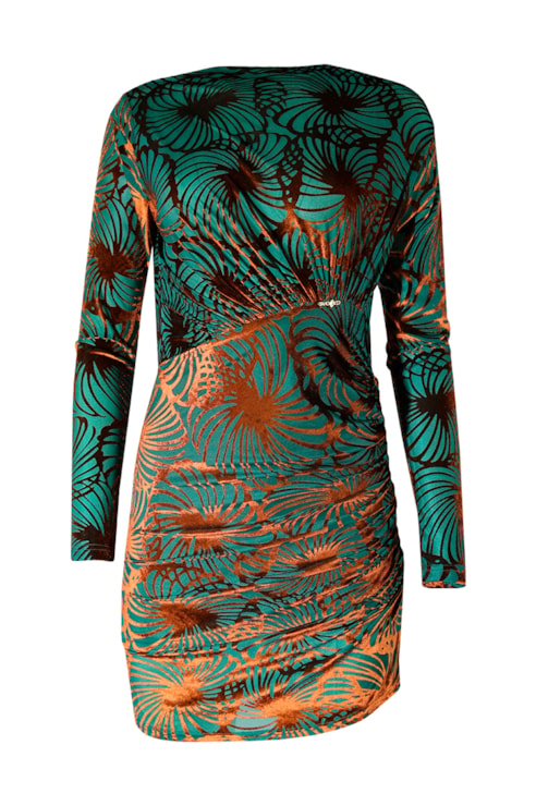Draped effect tube dress
