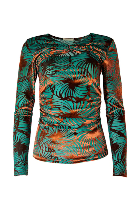Cut-out blouse
