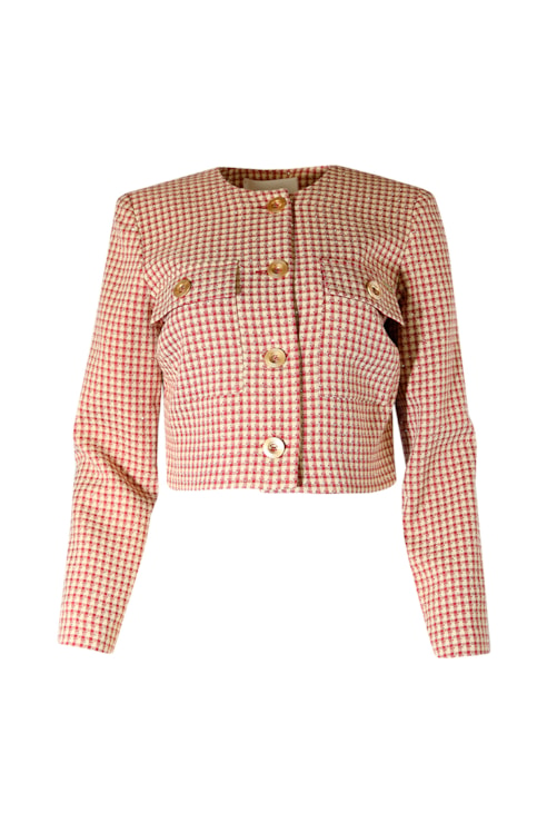 Short vichy jacket