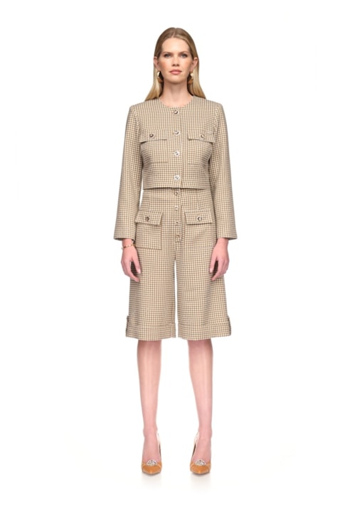 Vichy bermuda shorts