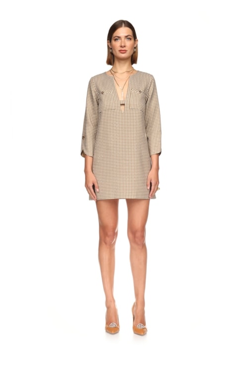 Short vichy dress