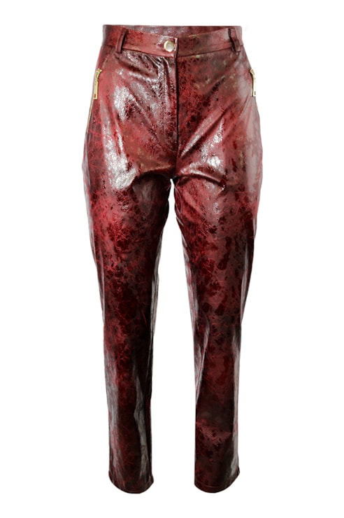 Faux Leather Trousers