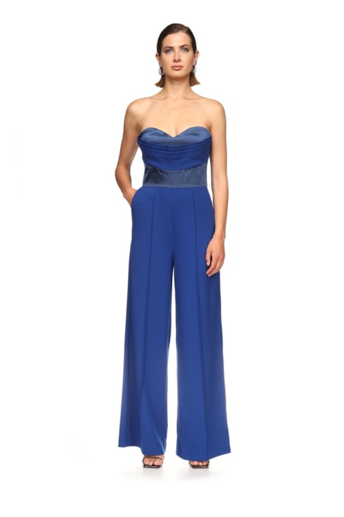 Sweetheart neckline jumpsuit