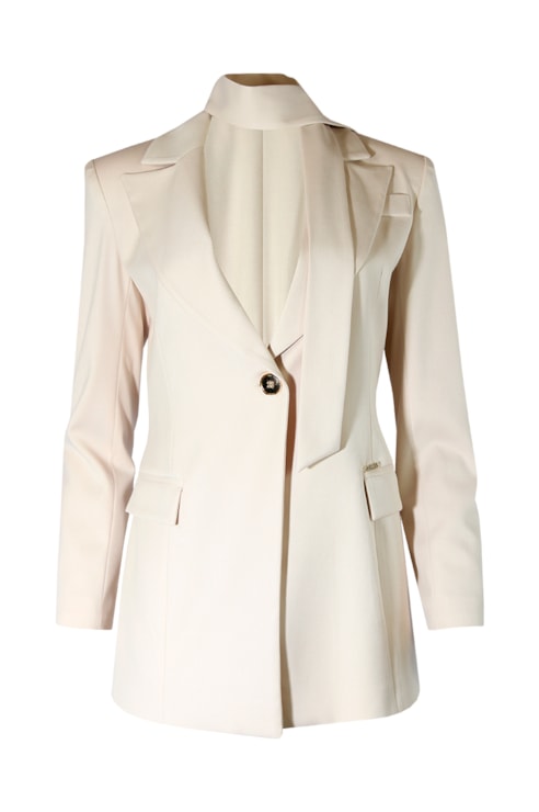 Blazer with elastic fit 