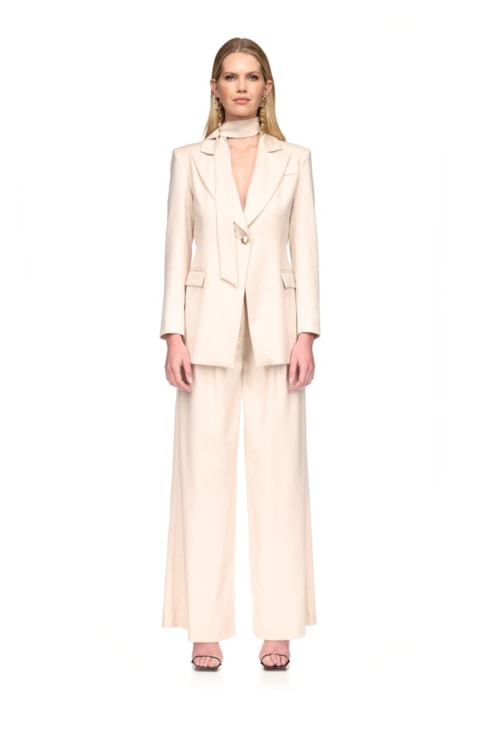 Wide cut-out pants