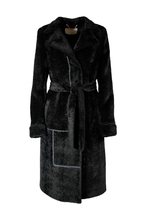 Long Coat in Faux Fur