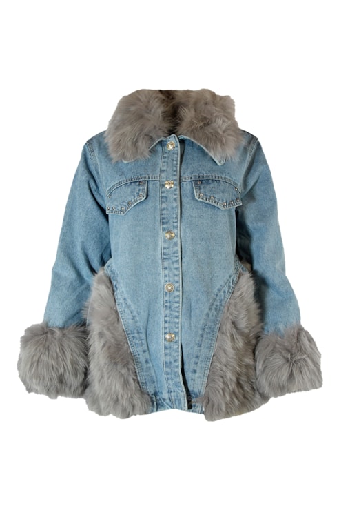 Oversized denim jacket