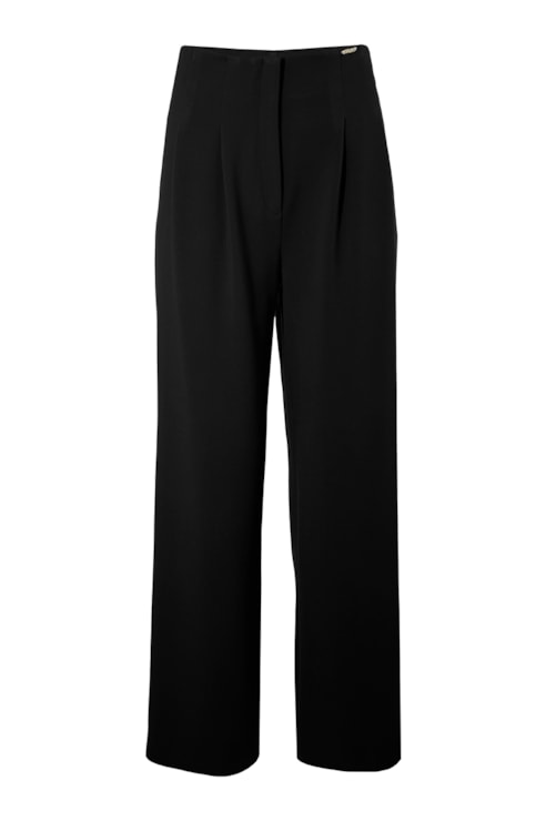 Wide pleated pants