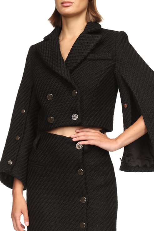 Short cape jacket