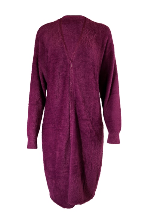 Cardigan malha tato suave
