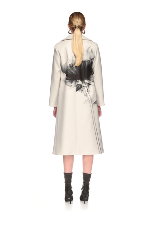 Printed Overcoat