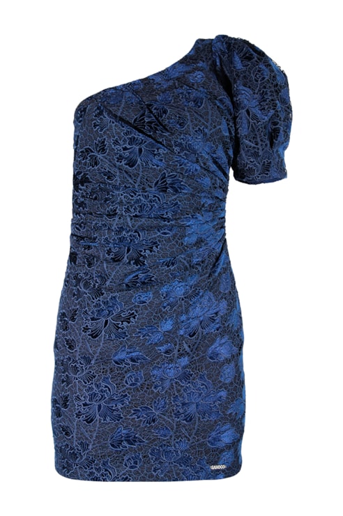 Asymmetric lace dress