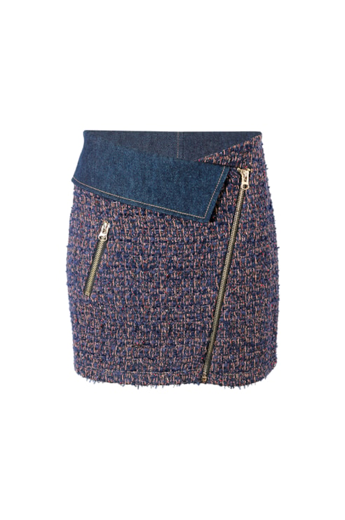 Short crossover skirt
