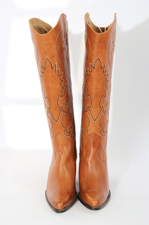 Leather Cowboy Boots