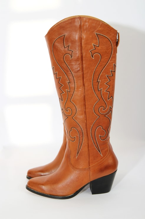 Leather Cowboy Boots