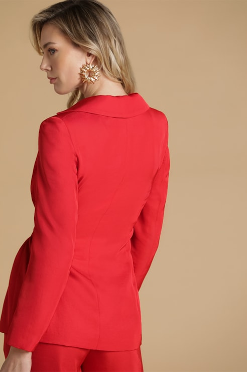 Blazer Laço Tecido