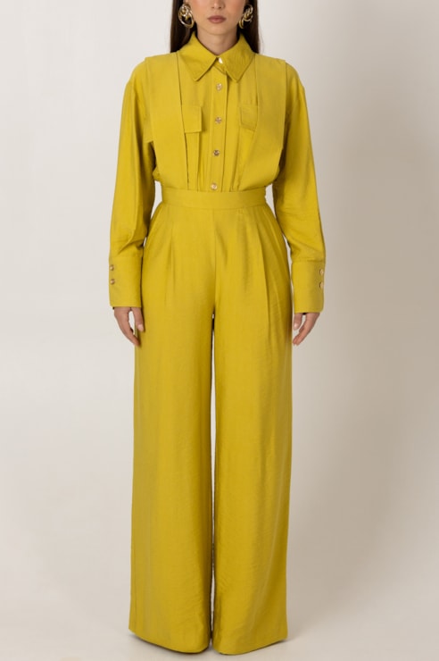 Trousers with Suspenders