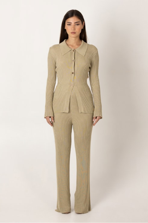 Ribbed trousers
