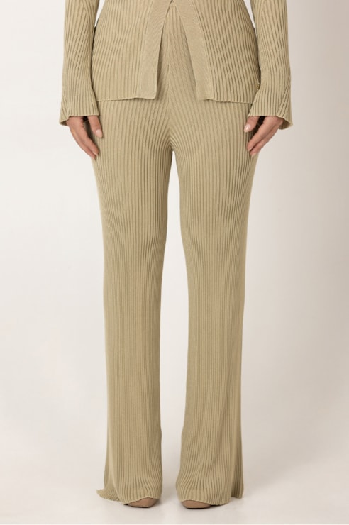 Ribbed trousers