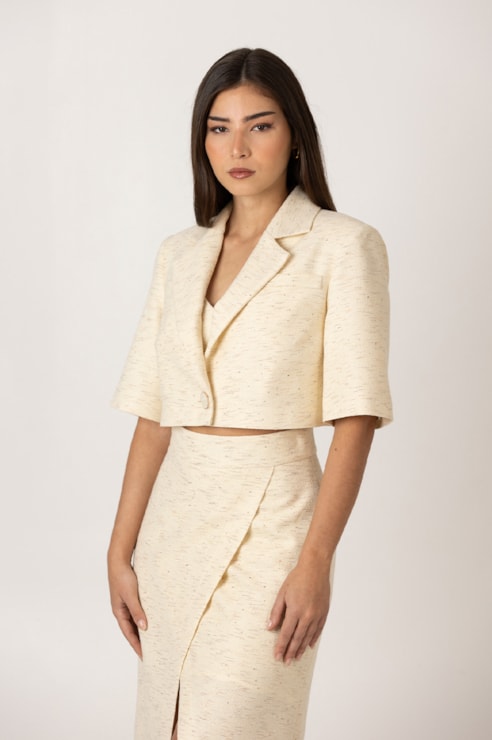 Cropped Blazer