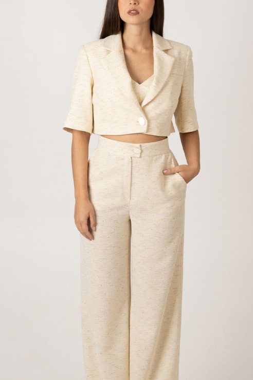 Wide-leg trousers