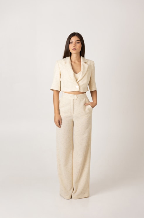 Wide-leg trousers