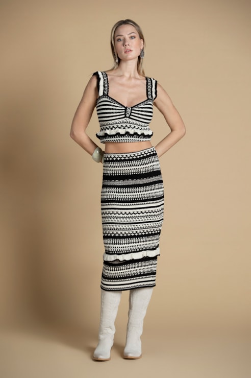 Knit skirt