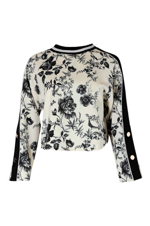 Floral Printed Sweatshirt