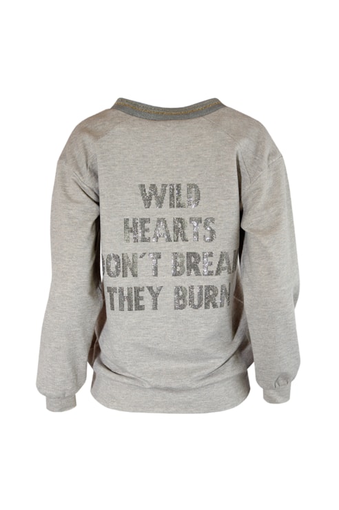SOFT V-NECK SWEATSHIRT