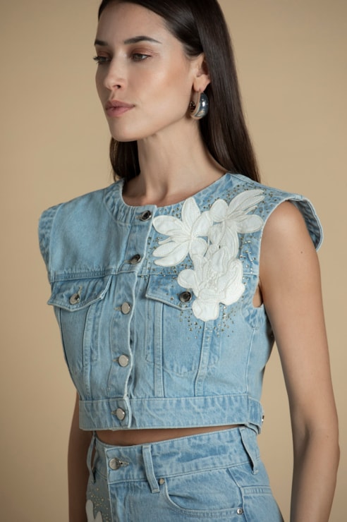 Embroidered waistcoat