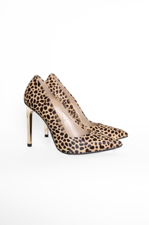 Sapato leopardo